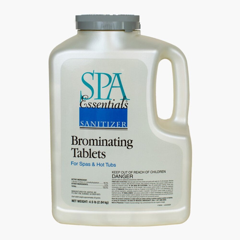 Spa Essentials Brominating Tablets 4.5 lbs For Low-Odor Sanitization